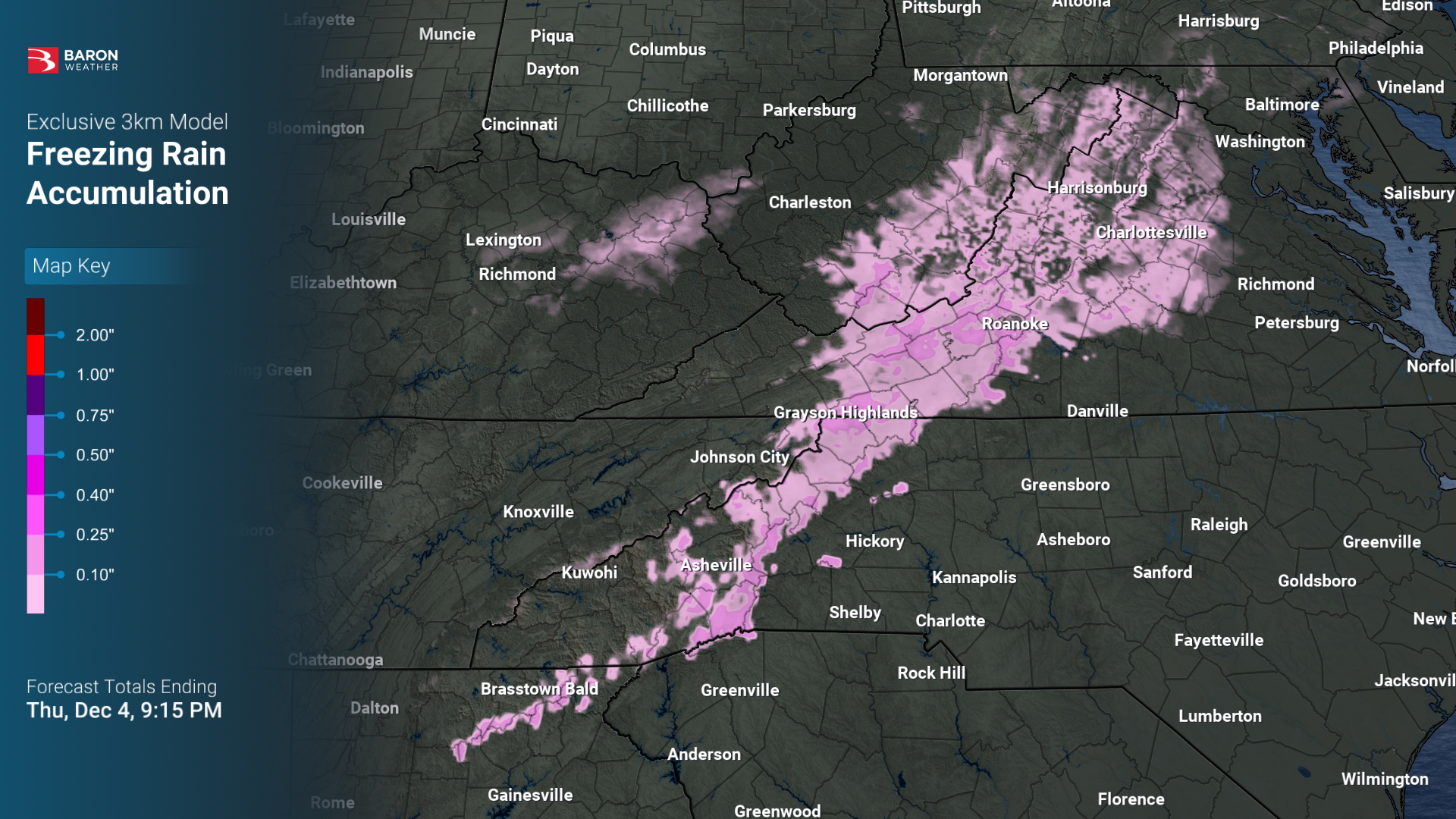 أمطار متجمدة